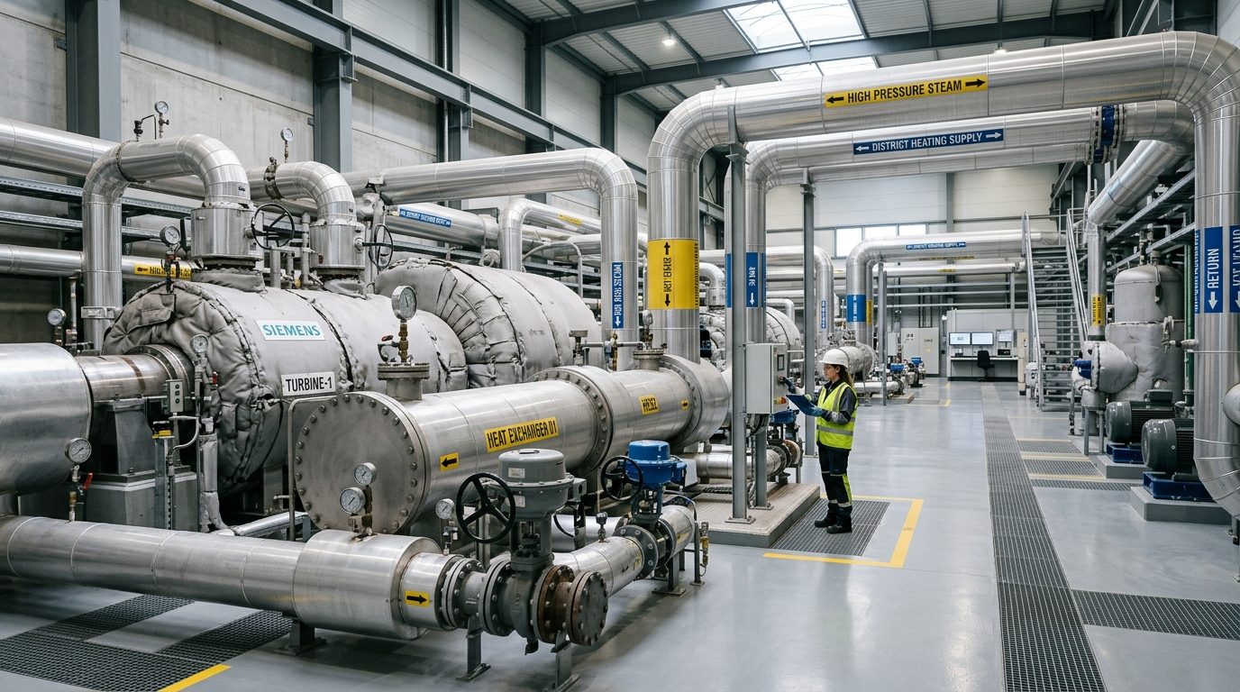 Termoenergetika u industriji: optimizacija toplotnih ciklusa, kondenzacioni sistemi i kogeneracija